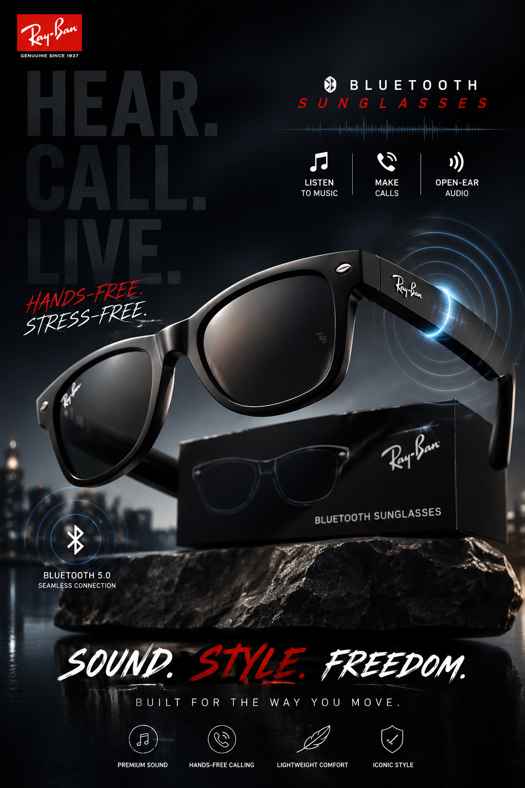 Ray-Ban Bluetooth Smart Glasses